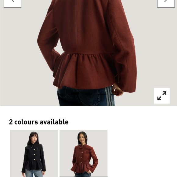 Adidas Asia exclusive New Year black Coat with Gold Buttons - Picture 6 of 9